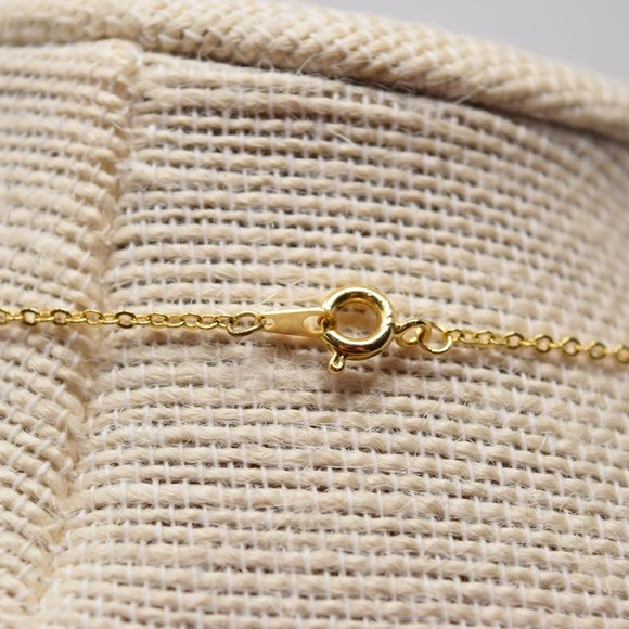 Heart Pendant Necklace Jessica Blessed One Goldtone Fashion Jewelry Flowers - Picture 9 of 11